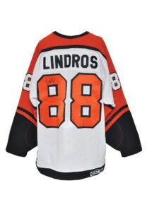 1995-96 Eric Lindros Philadelphia Flyers Game-Used Road Jersey