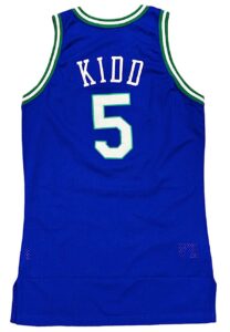 1995-96 Jason Kidd Dallas Mavericks Game-Used Road Jersey