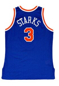 1995-96 John Starks NY Knicks Game-Used Jersey