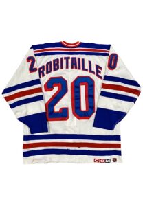 1995-96 Luc Robitaille NY Rangers Game-Used Jersey