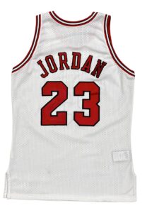 1995-96 Michael Jordan Chicago Bulls Game-Used & Autographed Home Jersey