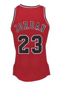 1995-96 Michael Jordan Chicago Bulls Game-Used & Autographed Road Jersey