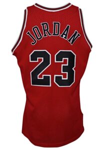 1995-96 Michael Jordan Chicago Bulls Pro-Cut Road Jersey