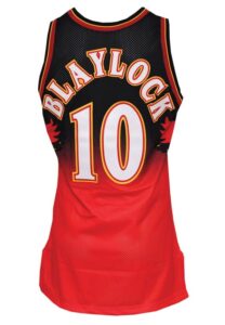 1995-96 Mookie Blaylock Atlanta Hawks Game-Used Road Jersey