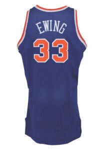 1995-96 Patrick Ewing NY Knicks Game-Used Road Jersey 