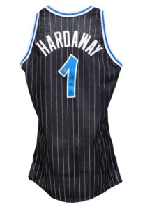 1995-96 Penny Hardaway Orlando Magic Pro Cut Autographed Road Jersey