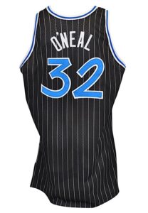 1995-96 Shaquille O’Neal Orlando Magic Game-Used Road Jersey