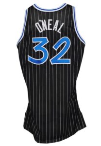 1995-96 Shaquille O’Neal Orlando Magic Game-Used Road Jersey