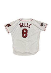 1995 Albert Belle Cleveland Indians Game-Used Jersey