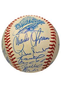 1995 Atlanta Braves Team-Signed Official World Series Baseball