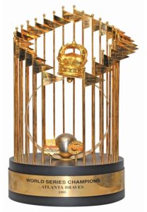 1995 Atlanta Braves World Series Trophy