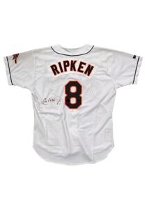 1995 Cal Ripken Jr. Baltimore Orioles Game-Used & Autographed Home Jersey