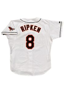 1995 Cal Ripken Jr. Baltimore Orioles Game-Used & Signed Home Jersey