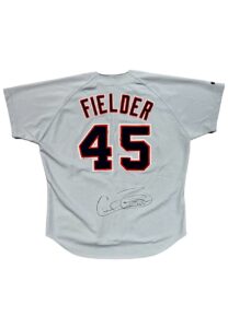 1995 Cecil Fielder Detroit Tigers Game-Used & Signed Road Jersey