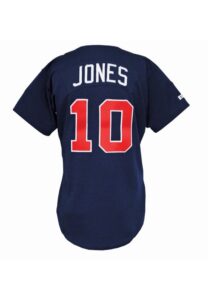 1995 Chipper Jones Atlanta Braves Game-Used Alternate Jersey