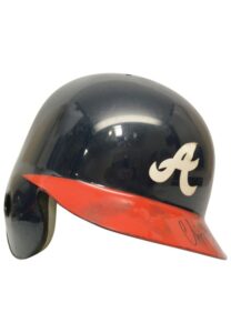 1995 Chipper Jones Atlanta Braves Game-Used & Autographed Helmet