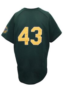 1995 Dennis Eckersley Oakland A’s Player-Worn Batting Practice Jersey