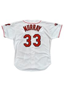 1995 Eddie Murray Cleveland Indians Game-Used Home Jersey