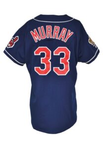 1995 Eddie Murray Cleveland Indians World Series Game-Used Alternate Jersey