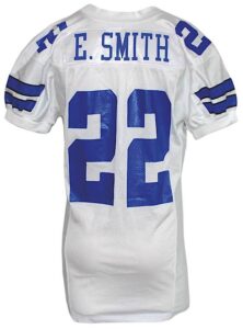 1995 Emmitt Smith Dallas Cowboys Game-Used Home Jersey