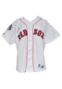 1995 Erik Hanson Boston Red Sox MLB All-Star Game-Used & Autographed Home Jersey