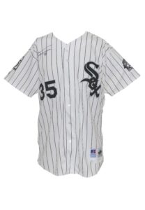 1995 Frank Thomas Chicago White Sox Game-Used & Autographed Home Jersey