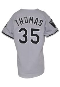 1995 Frank Thomas Chicago White Sox Game-Used Road Jersey & 1995 Frank Thomas Chicago White Sox Game-Used Alternate Jersey