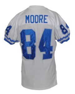 1995 Herman Moore Detroit Lions Game-Used Road Jersey