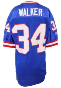 1995 Herschel Walker New York Giants Game-Used Home Jersey