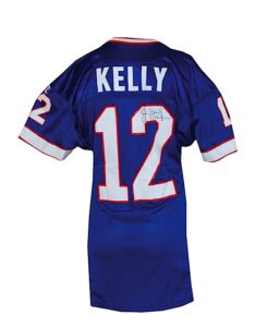 1995 Jim Kelly Buffalo Bills Game-Used & Autographed Home Jersey