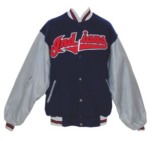 1995 Jim Thome Cleveland Indians World Series Worn and Autographed Jacket