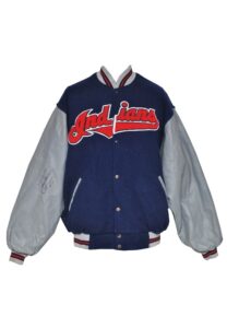 1995 Jim Thome Cleveland Indians World Series Worn & Autographed Jacket