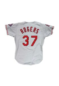 1995 Kenny Rogers Texas Rangers Game-Used Jersey