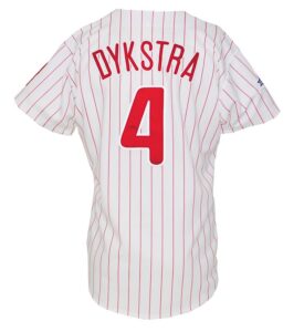 1995 Lenny Dykstra Philadelphia Phillies Game-Used Home Jersey