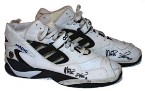 1995 Magic Johnson LA Lakers Game-Used & Autographed Sneakers