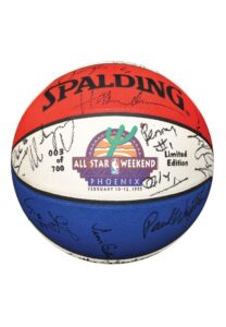 1995 NBA All-Star Game Multi-Signed Basketball