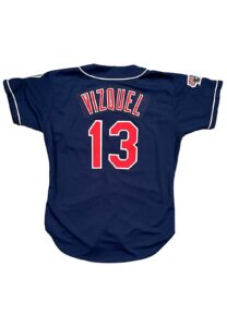 1995 Omar Vizquel Cleveland Indians Game-Used Jersey