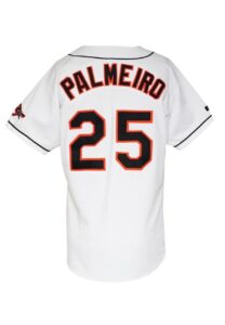 1995 Rafael Palmeiro Baltimore Orioles Game-Used & Autographed Home Jersey