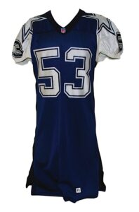 1995 Ray Donaldson Dallas Cowboys Game-Used Throwback Jersey & 1993 Erik Williams Dallas Cowboys Game-Used Home Jersey