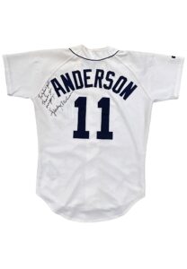 1995 Sparky Anderson Detroit Tigers Managers Worn & Autographed Jersey