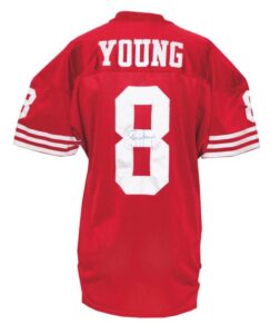 1995 Steve Young San Francisco 49ers Game-Used & Autographed Home Jersey