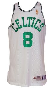 1996-1997 Antoine Walker Boston Celtics Game-Used Turn-Back-The-Clock Home Jersey