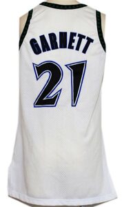 1996-1997 Kevin Garnett Minnesota Timberwolves Game-Used Home Jersey