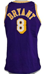 1996-1997 Kobe Bryant Rookie LA Lakers Game-Used & Autographed Road Jersey