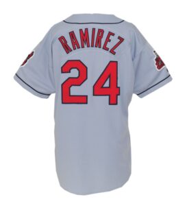 1996-1997 Manny Ramirez Cleveland Indians Game-Used Road Uniform