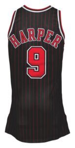 1996-1997 Ron Harper Chicago Bulls Game-Used Alternate Jersey