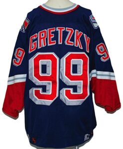 1996-1997 Wayne Gretzky NY Rangers Game-Used Alternate Jersey