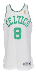 1996-97 Antoine Walker Boston Celtics Game-Used Turn-Back-The-Clock Home Jersey 