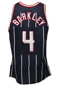 1996-97 Charles Barkley Houston Rockets Game-Used Road Jersey