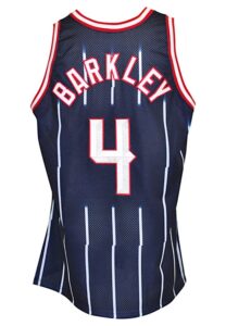 1996-97 Charles Barkley Houston Rockets Game-Used Road Jersey